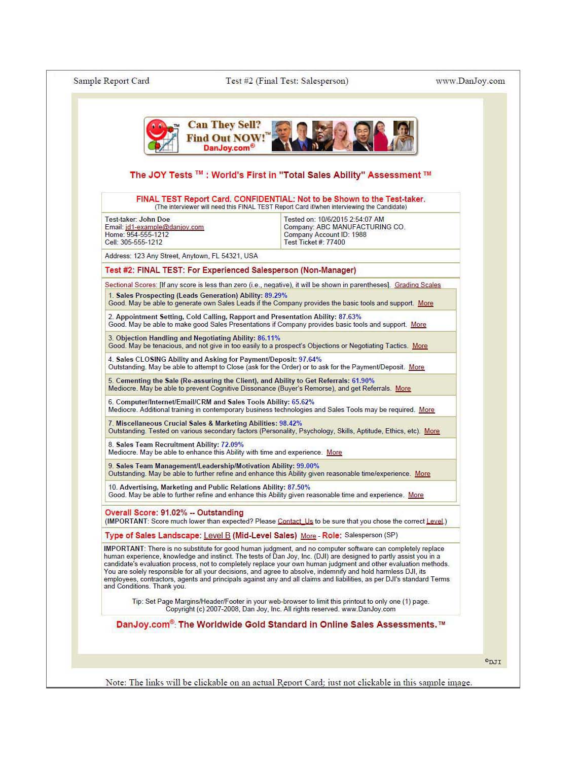 Sales-Assessment-Tools-Sales-Personality-Test-Report-Card-Sample-Dan-Joy-Inc-Test2